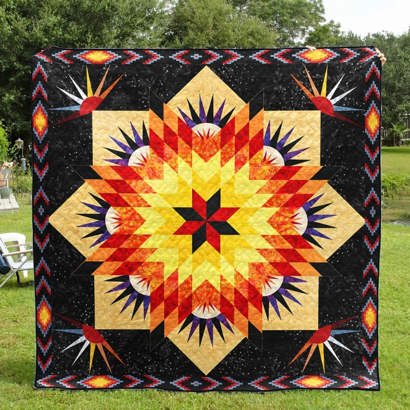 Native American Star Quilt Blanket HM211001Y