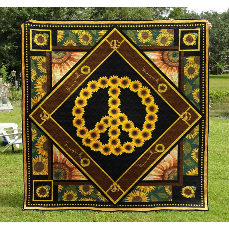 Sunflower Hippie Quilt Blanket TL290603Y
