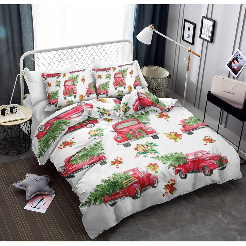Red Truck With Christmas Trees CLM1210149BB Bedding Sets