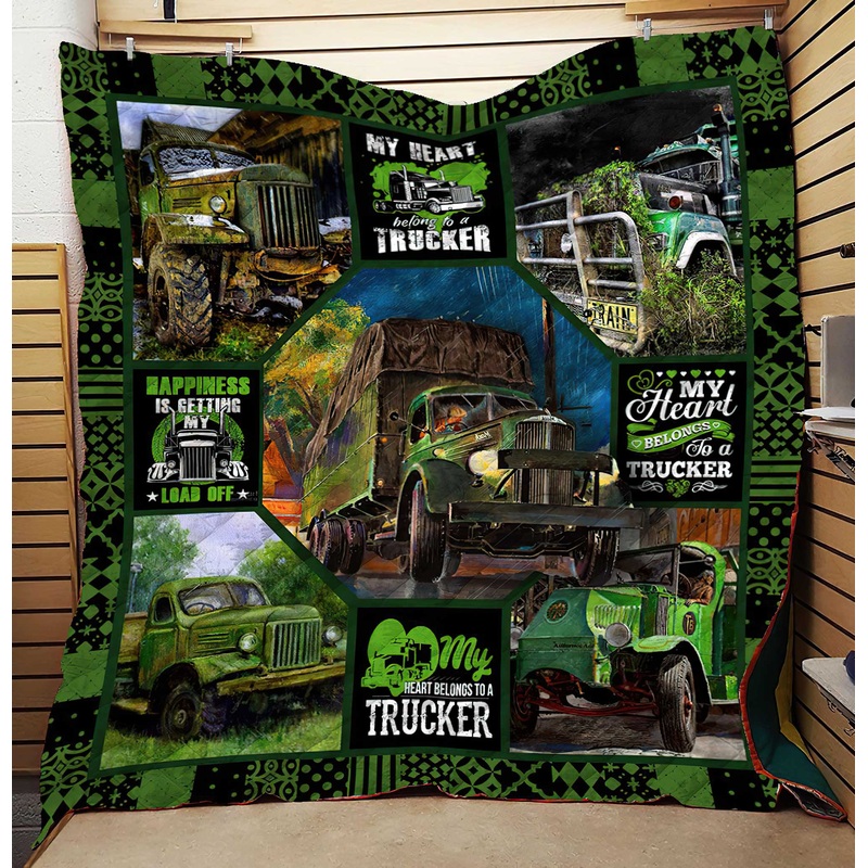 Trucker ND081101 Quilt Blanket