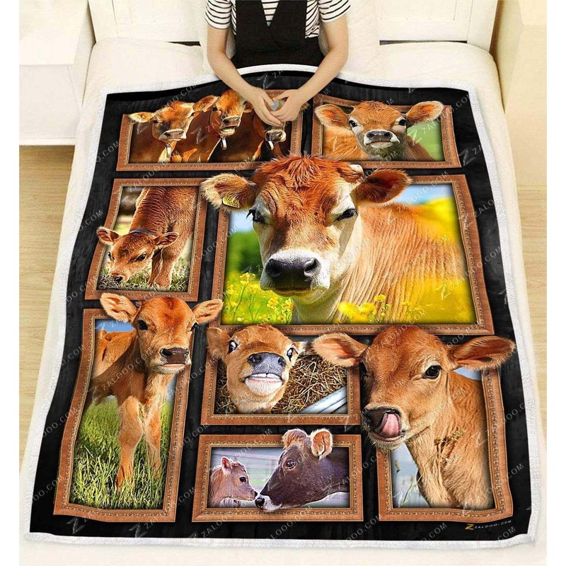 Cows CL260823MDF Sherpa Fleece Blanket