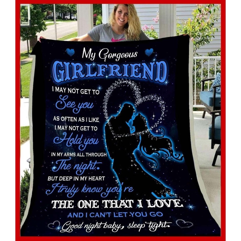 Girlfriend The one that I love CLA1910225F Sherpa Fleece Blanket