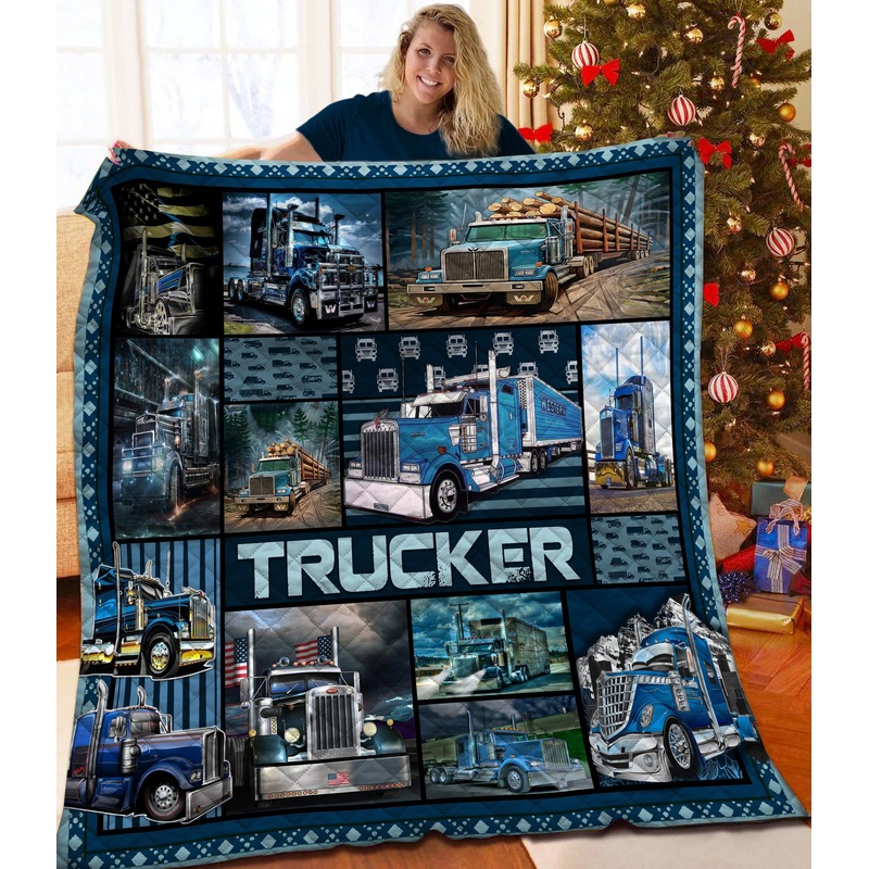 Trucker Quilt Blanket HT051106
