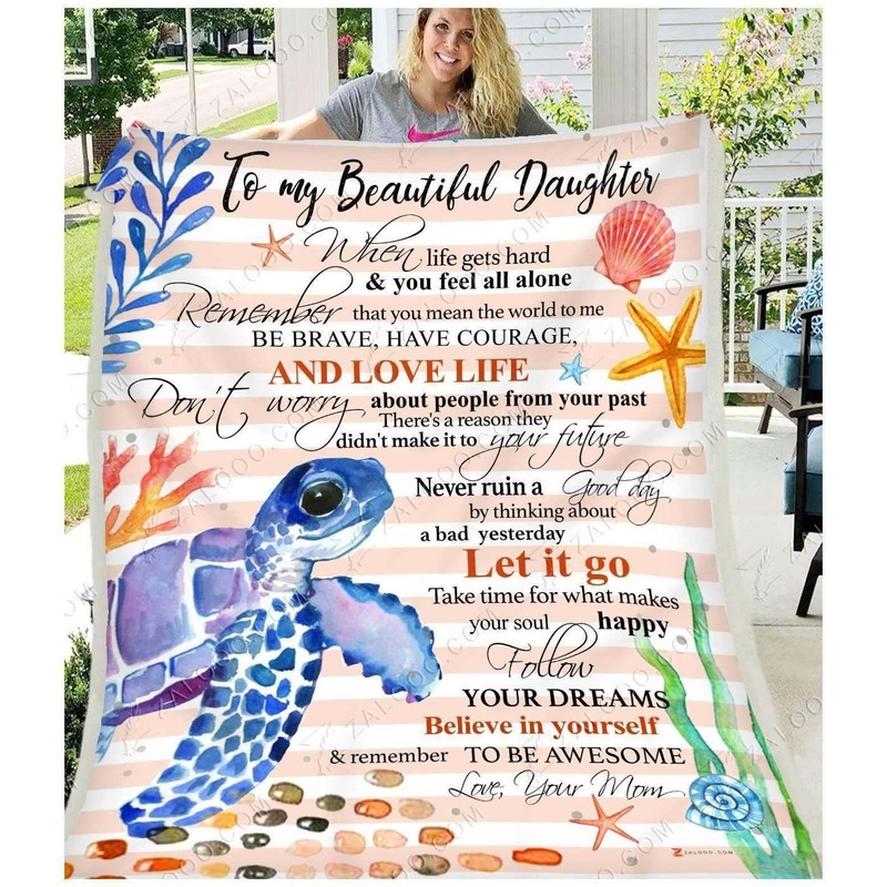 Turtle CL270858MDF Sherpa Fleece Blanket