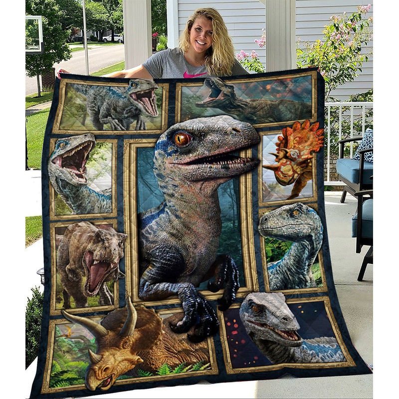 3D Dinosaur Quilt Blanket TM031112
