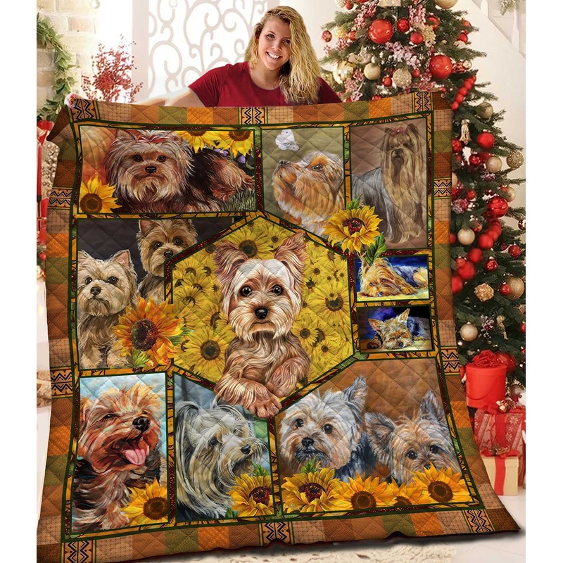 Yorkshire Terrier ND021108 Quilt Blanket