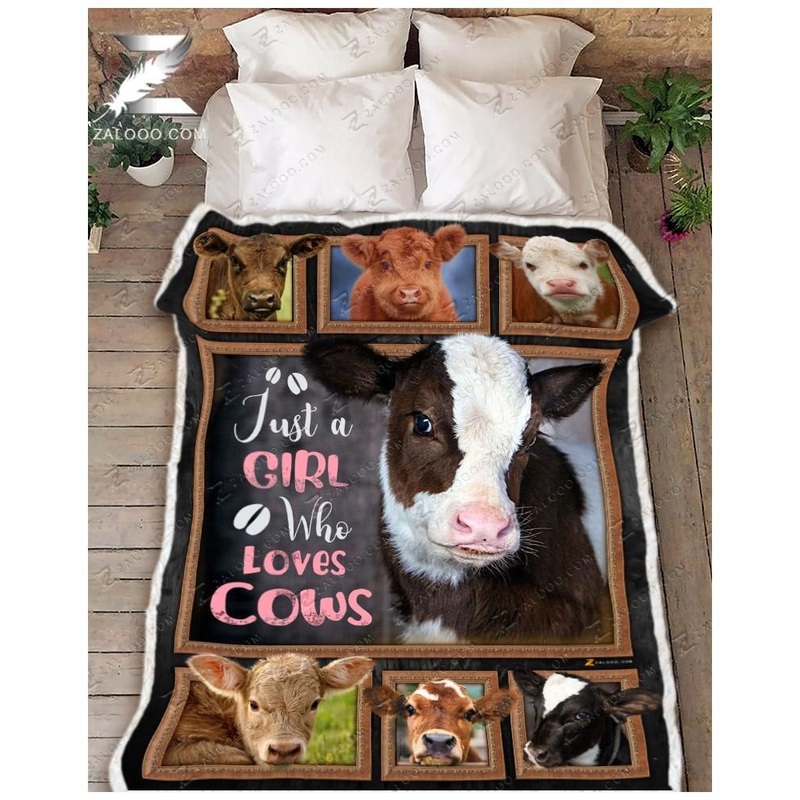 Cow CL05110145MDF Sherpa Fleece Blanket