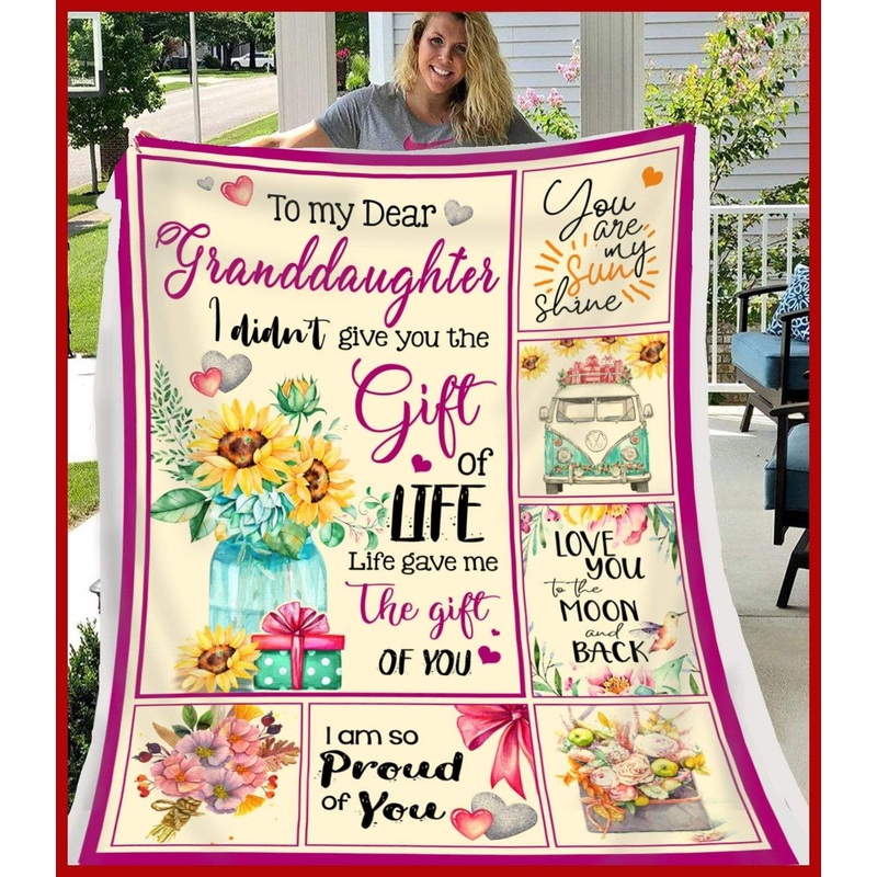 Granddaughter CL260905MDF Sherpa Fleece Blanket