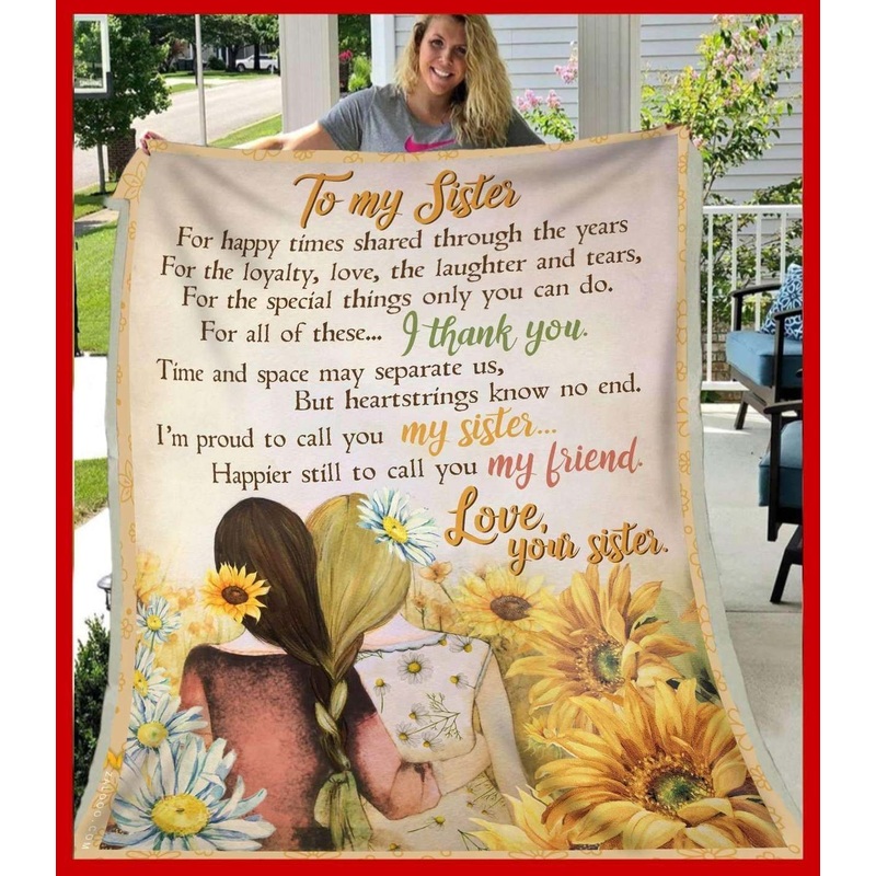 To My Sister CLA1910262F Sherpa Fleece Blanket