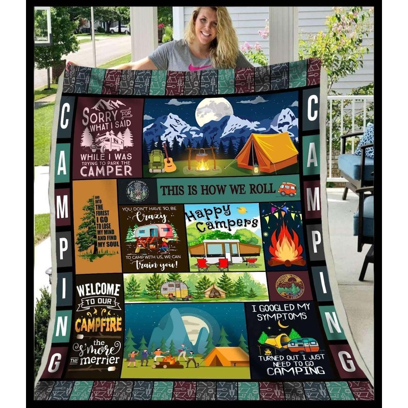 Camping CL260811MDF Sherpa Fleece Blanket