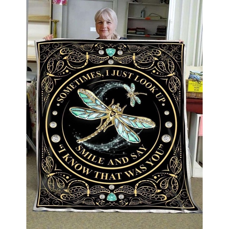 Dragonfly CL270826MDF Sherpa Fleece Blanket