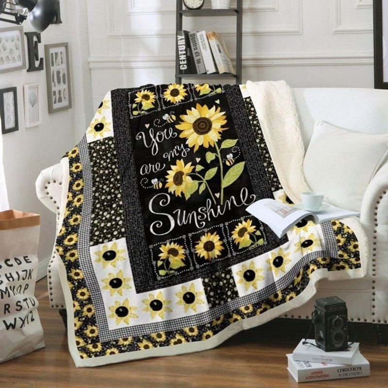 Sunflower BT260906F Sherpa Fleece Blanket