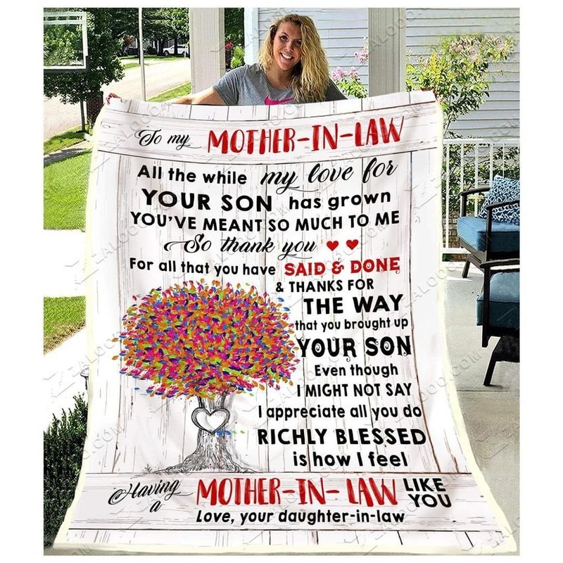 To My Mother In Law CL2509123MDF Sherpa Fleece Blanket