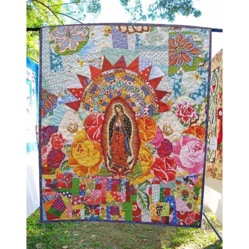 Beautiful Lady Of Guadalupe Quilt Blanket TM261002