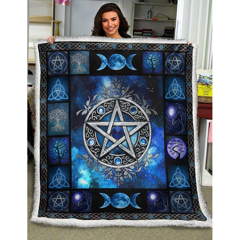 Wicca Sherpa Fleece Blanket HM261002T
