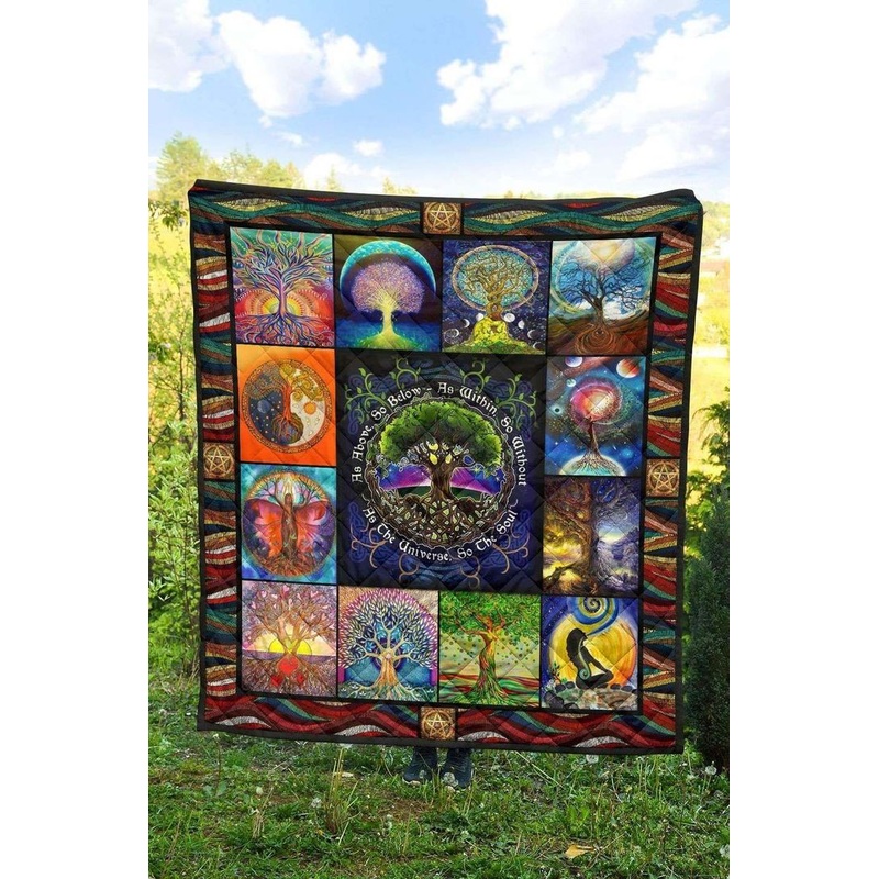 Witchcraft Tree Of Life CLA0211063Q Quilt Blanket