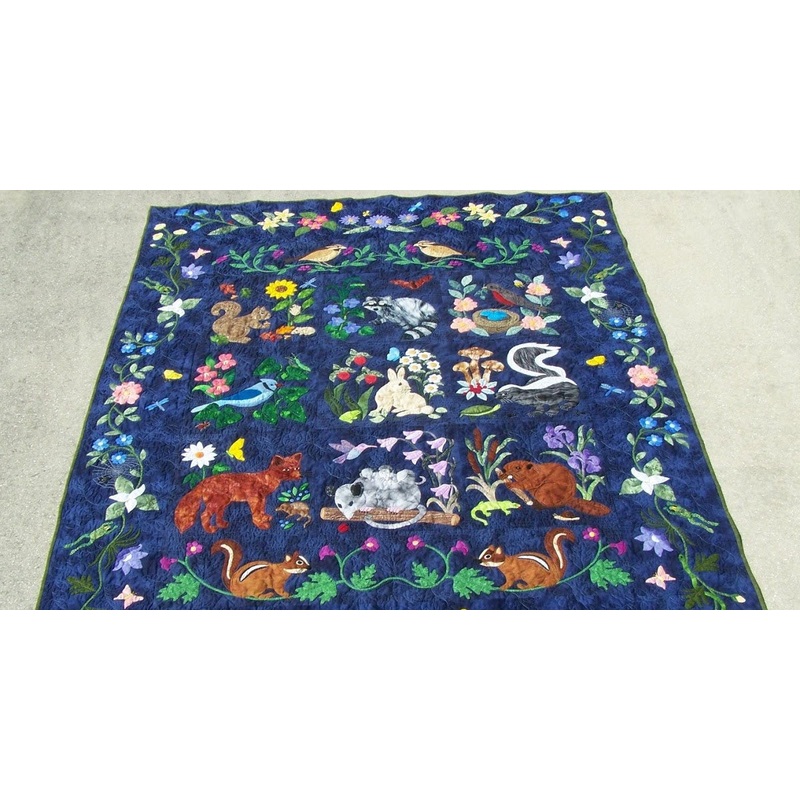 Woodland Animal CLM0711496 Quilt Blanket