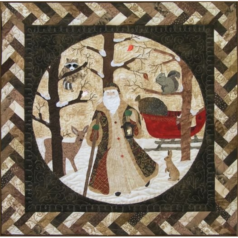 Woodland Christmas CLA0111896Q Quilt Blanket
