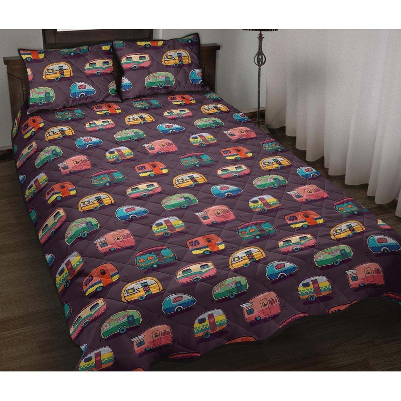 Camper Van CL12100106MDB Quilt Bedding Set