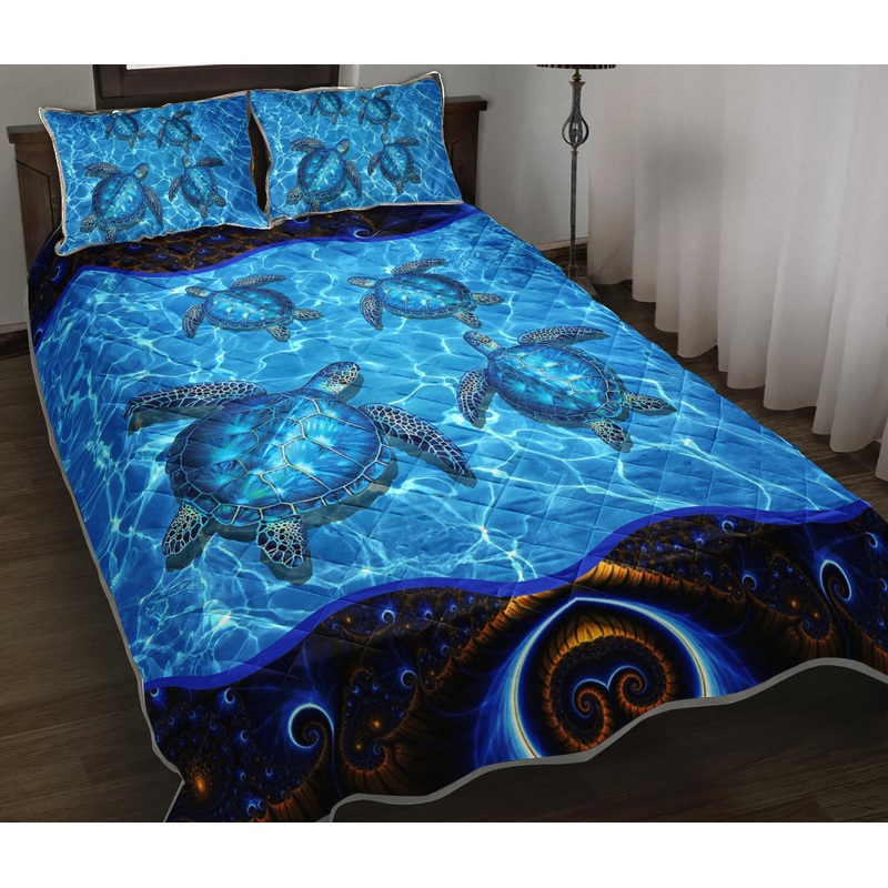 Turtle Quilt Bedding Set TL011008