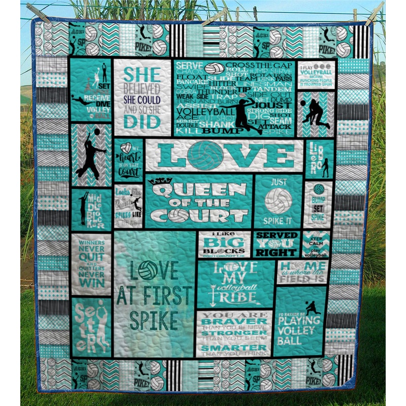 Volleyball CL28101195MDQ Quilt Blanket
