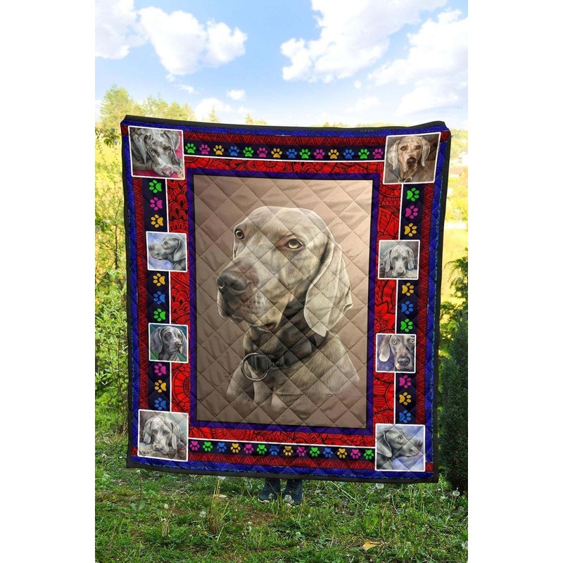 Weimaraner CLA3010064Q Quilt Blanket