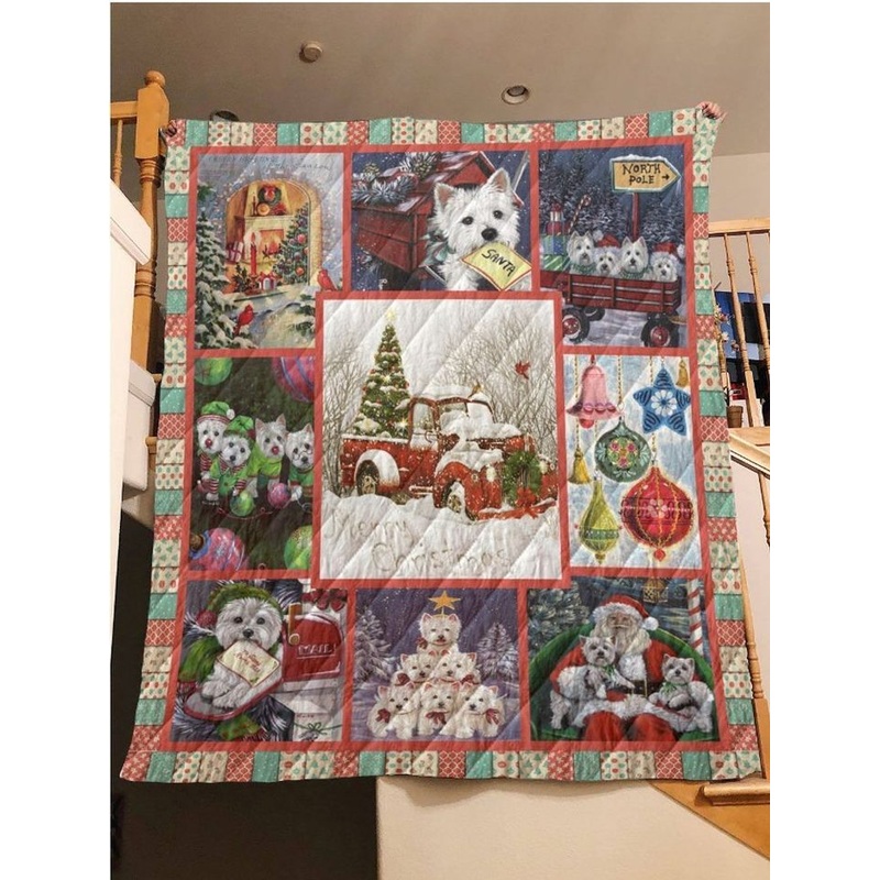 West Highland White Terrier Christmas CLH2511216Q Quilt Blanket