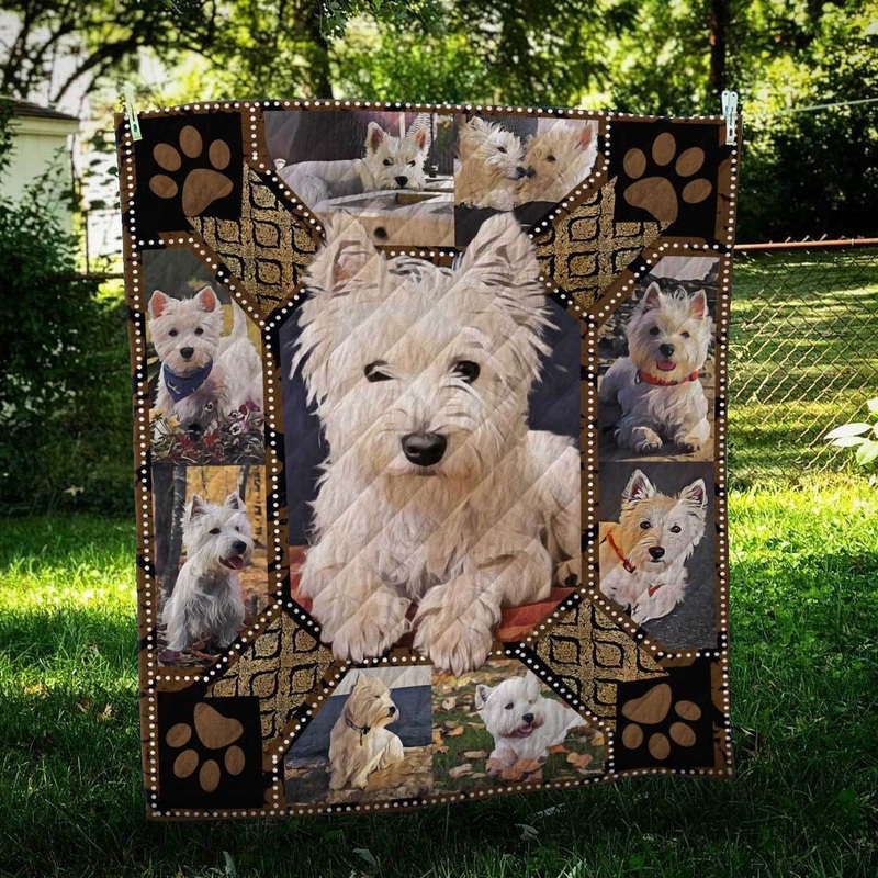 West Highland White Terrier Mystery CL09100140MDQ Quilt Blanket