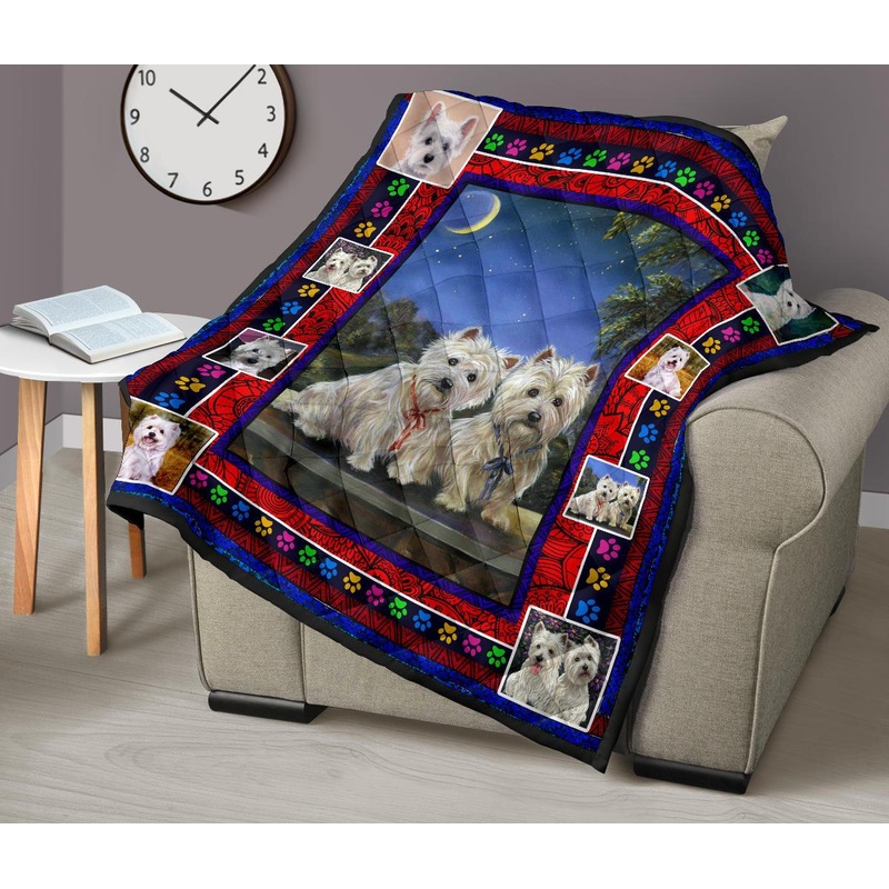 Westie CLA2910547Q Quilt Blanket