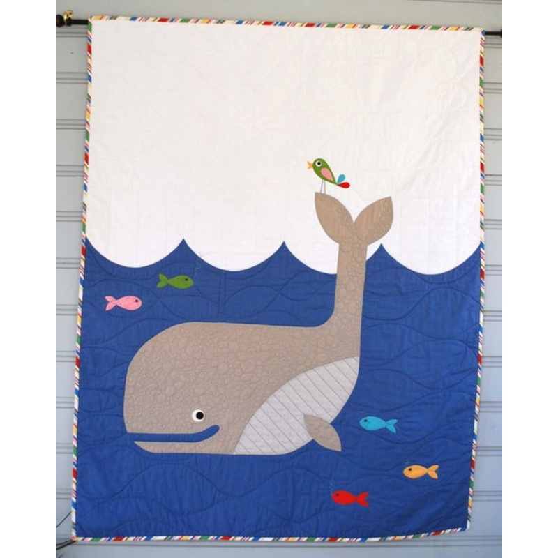 Whale And Bird CLA11111082Q Quilt Blanket