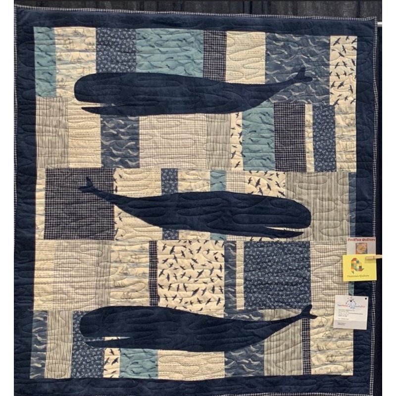 Whale CLA2211815Q Quilt Blanket