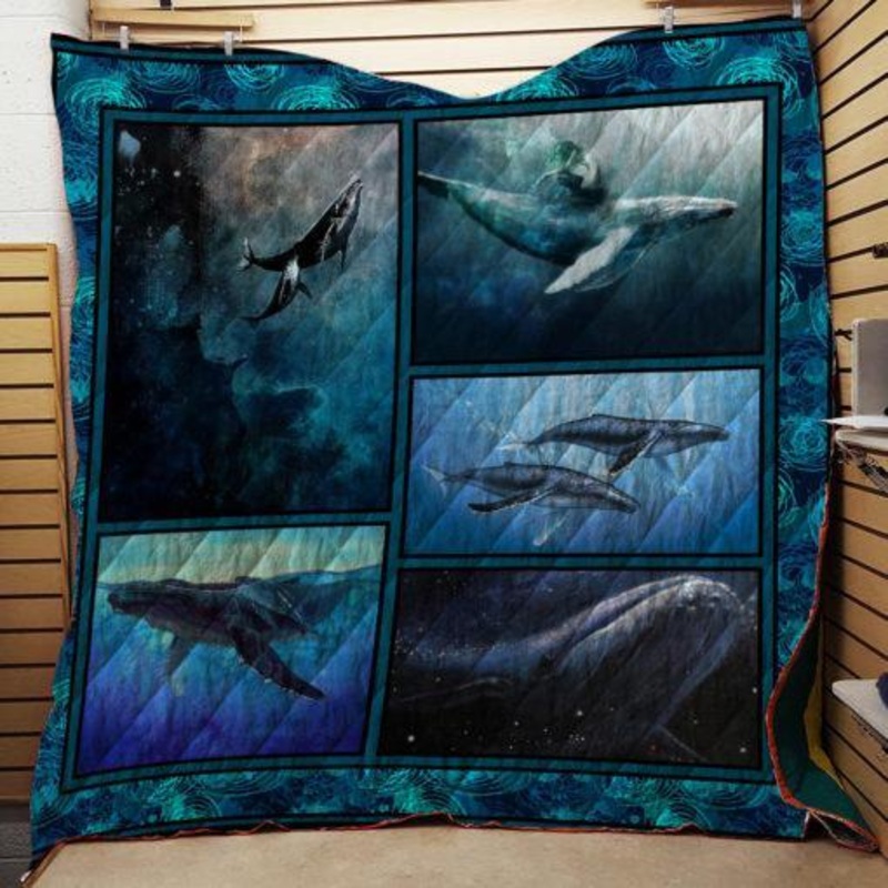 Whale CLH0511652Q Quilt Blanket