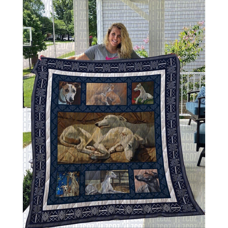 Whippet CL20110315MDQ Quilt Blanket