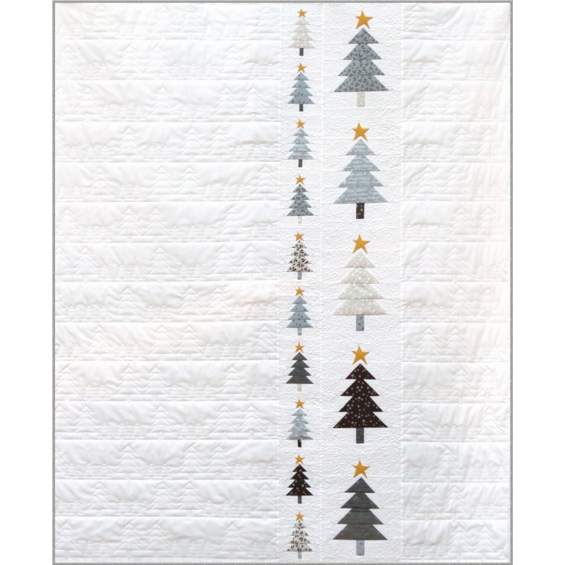 White Christmas Tree CLM0111293 Quilt Blanket