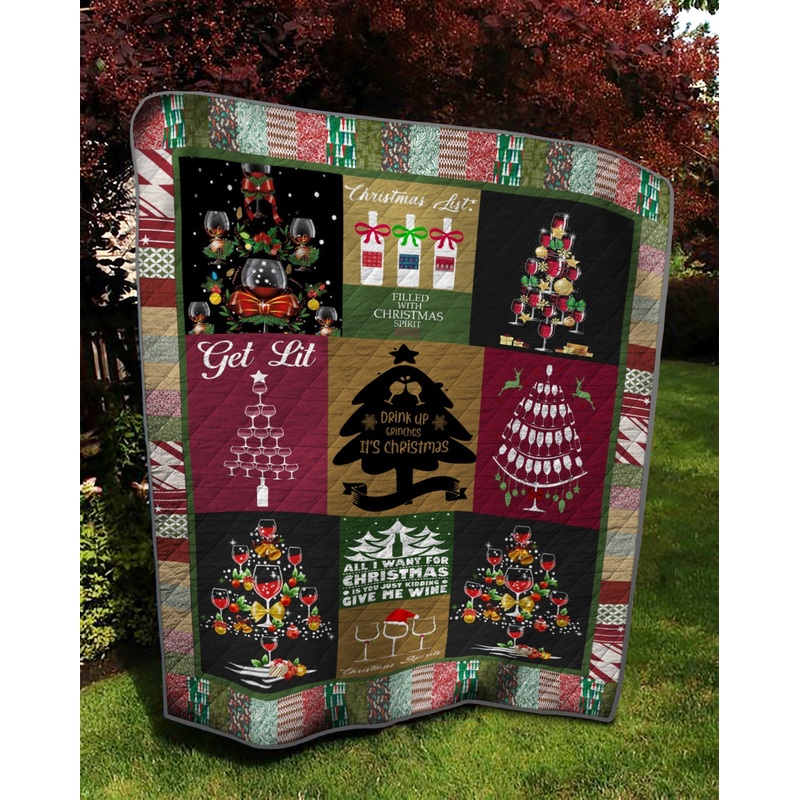 Wine TD10111505 Quilt Blanket