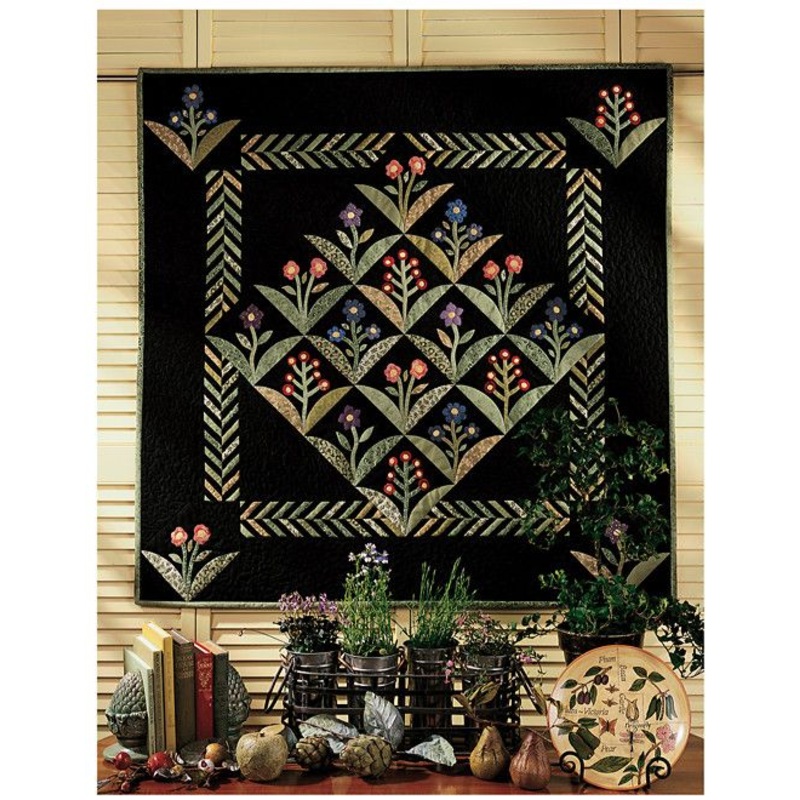 Winter Botanical CLT1610130H Quilt Blanket