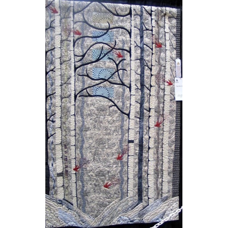 Winter Forest With Bird CLA25111029Q Quilt Blanket