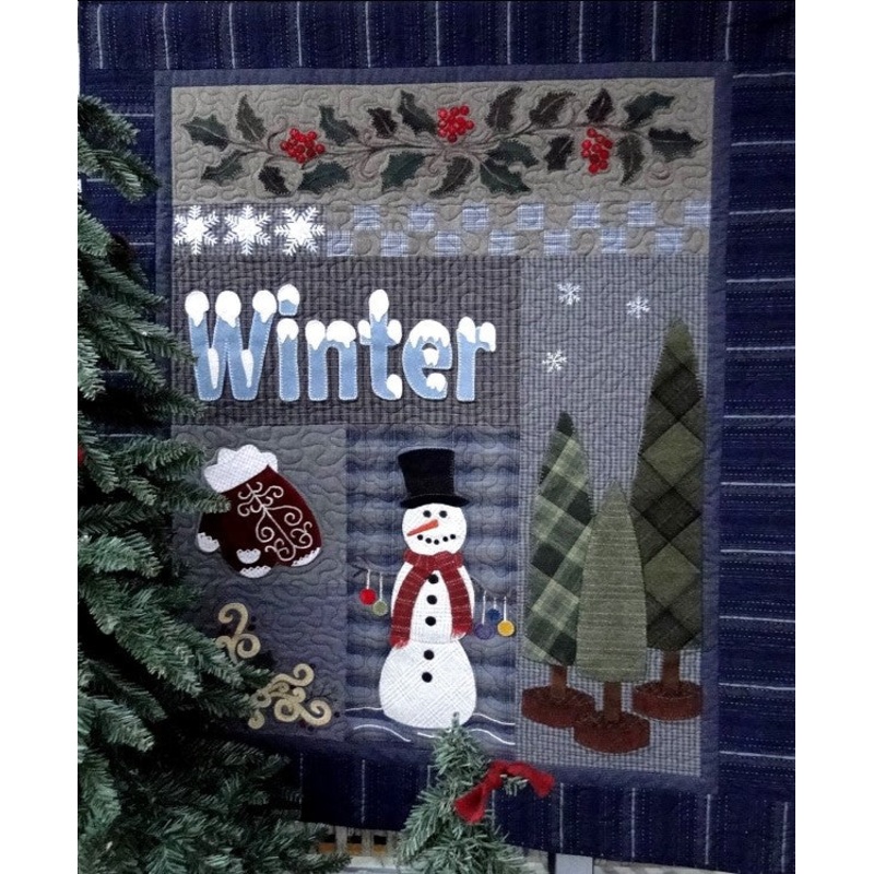 Winter Snowman CLT0411218H Quilt Blanket