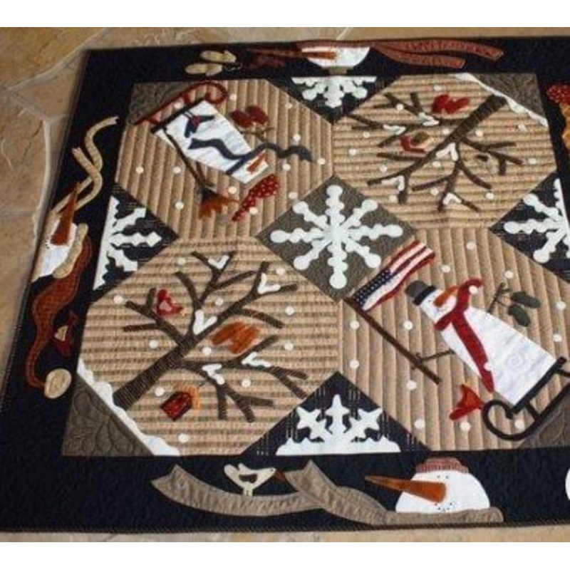 Winter Snowman CLT0811269H Quilt Blanket