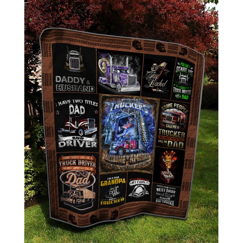 Trucker Dad TD13110322 Quilt Blanket