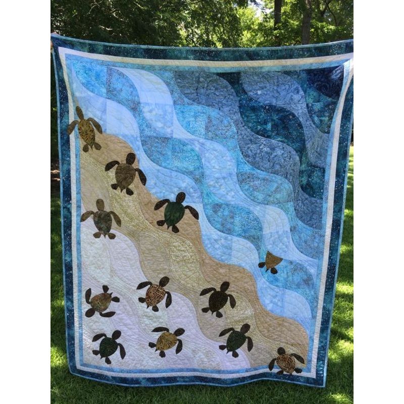 Turtle CLA0910716Q Quilt Blanket