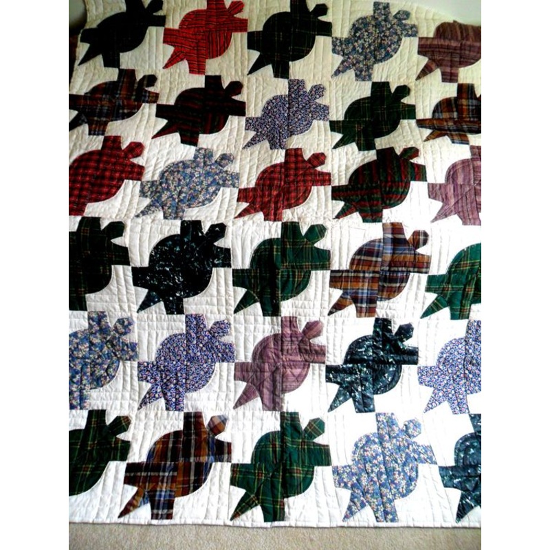 Turtle CLA1110505Q Quilt Blanket