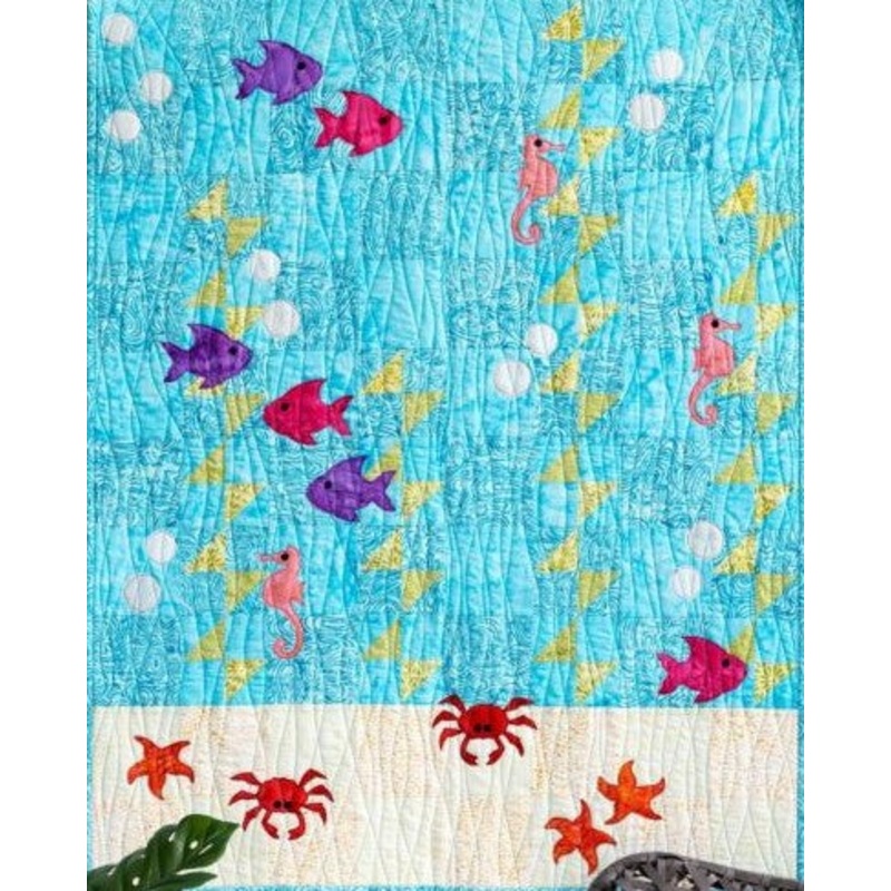 Underwater Sea Adventure Throw Quilt Pattern CLA1112025Q Quilt Blanket