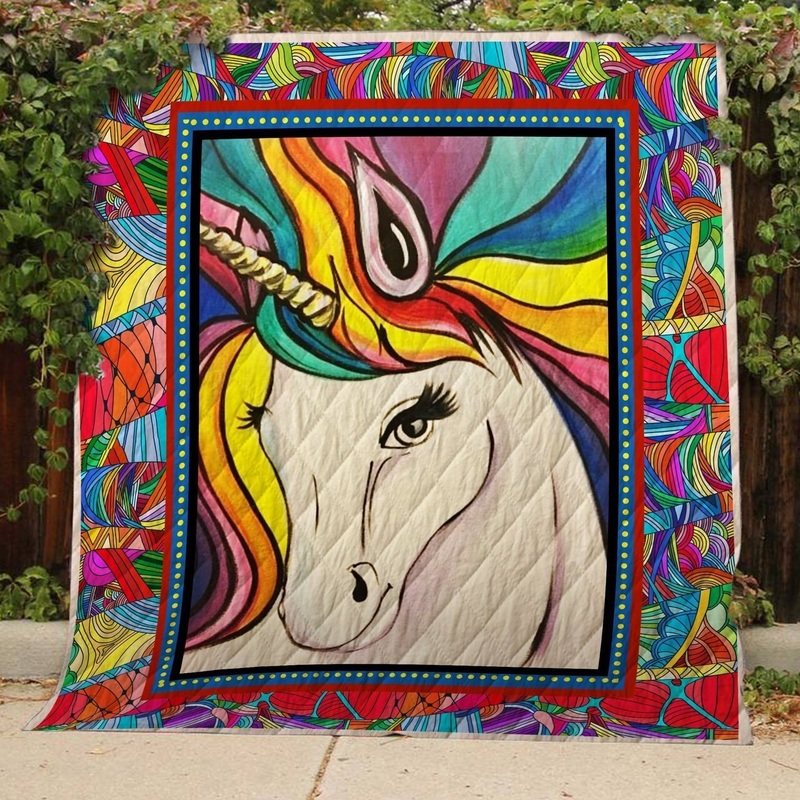 Unicorn CLA06120017Q Quilt Blanket
