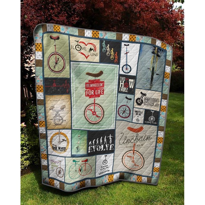 Unicycle TD14110010 Quilt Blanket
