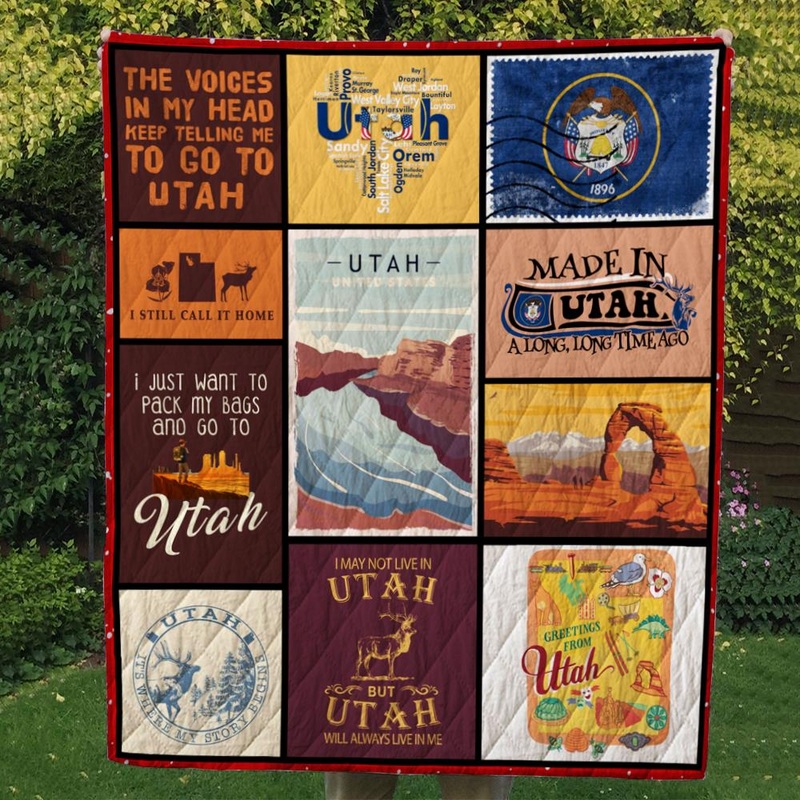Utah CL14100532MDQ Quilt Blanket