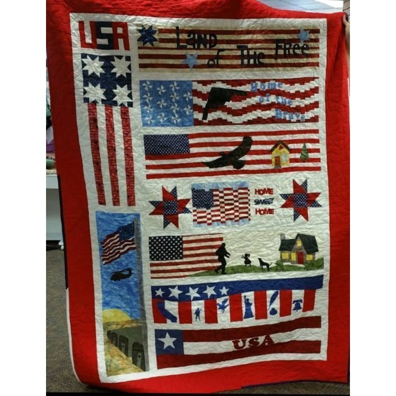 Veteran Coming Home CLA0910720Q Quilt Blanket