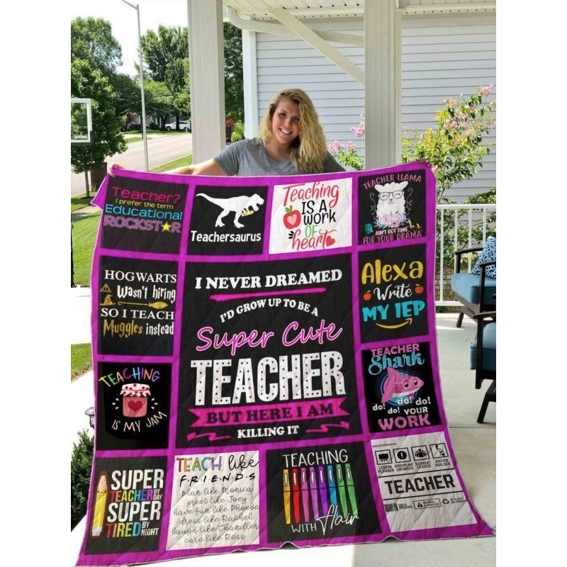Teacher CL08110408MDQ Quilt Blanket