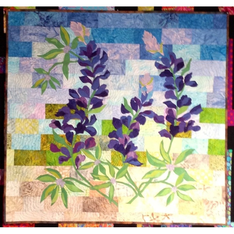 Texas Bluebonnets CLA0111821Q Quilt Blanket