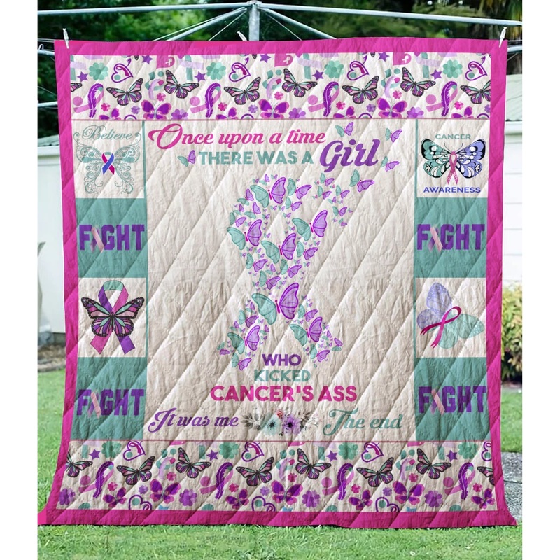 Thyroid Cancer CLM1611798 Quilt Blanket
